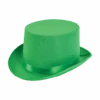 Unisex Bright Green Top Hat -Cosplay Accessories Store 00001001p