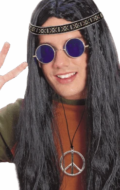 GENERIC Feelin Groovy Mens Hippie Accessory Kit