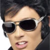Smiffys Silver Elvis Glasses Accessory -Cosplay Accessories Store 00001272p