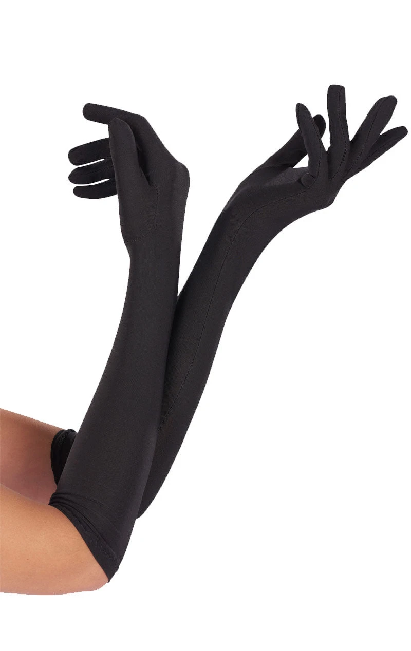 GENERIC Long Black Gloves 3 GENERIC Long Black Gloves
