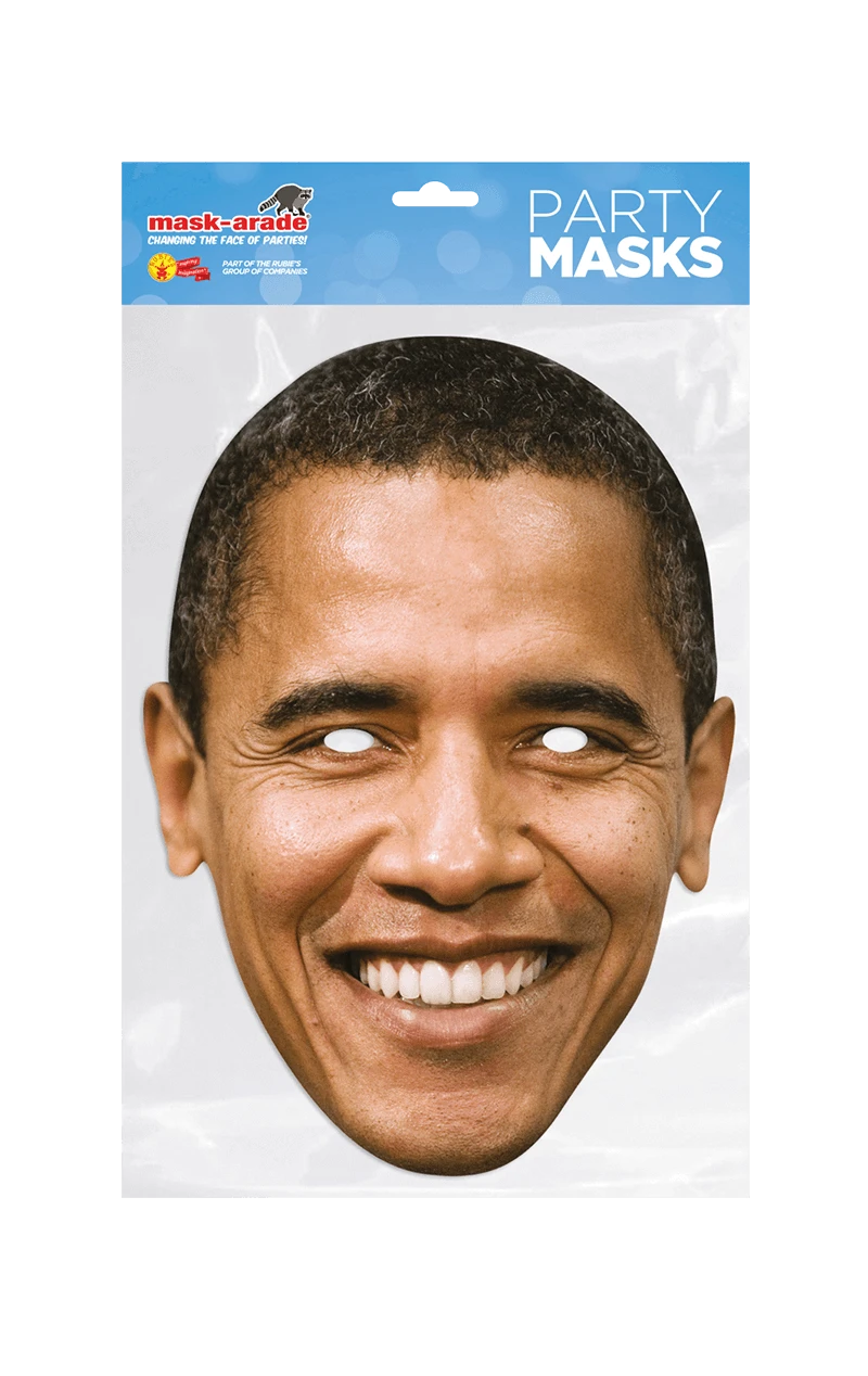 President Barack Obama Cutout Facepiece 3 President Barack Obama Cutout Facepiece