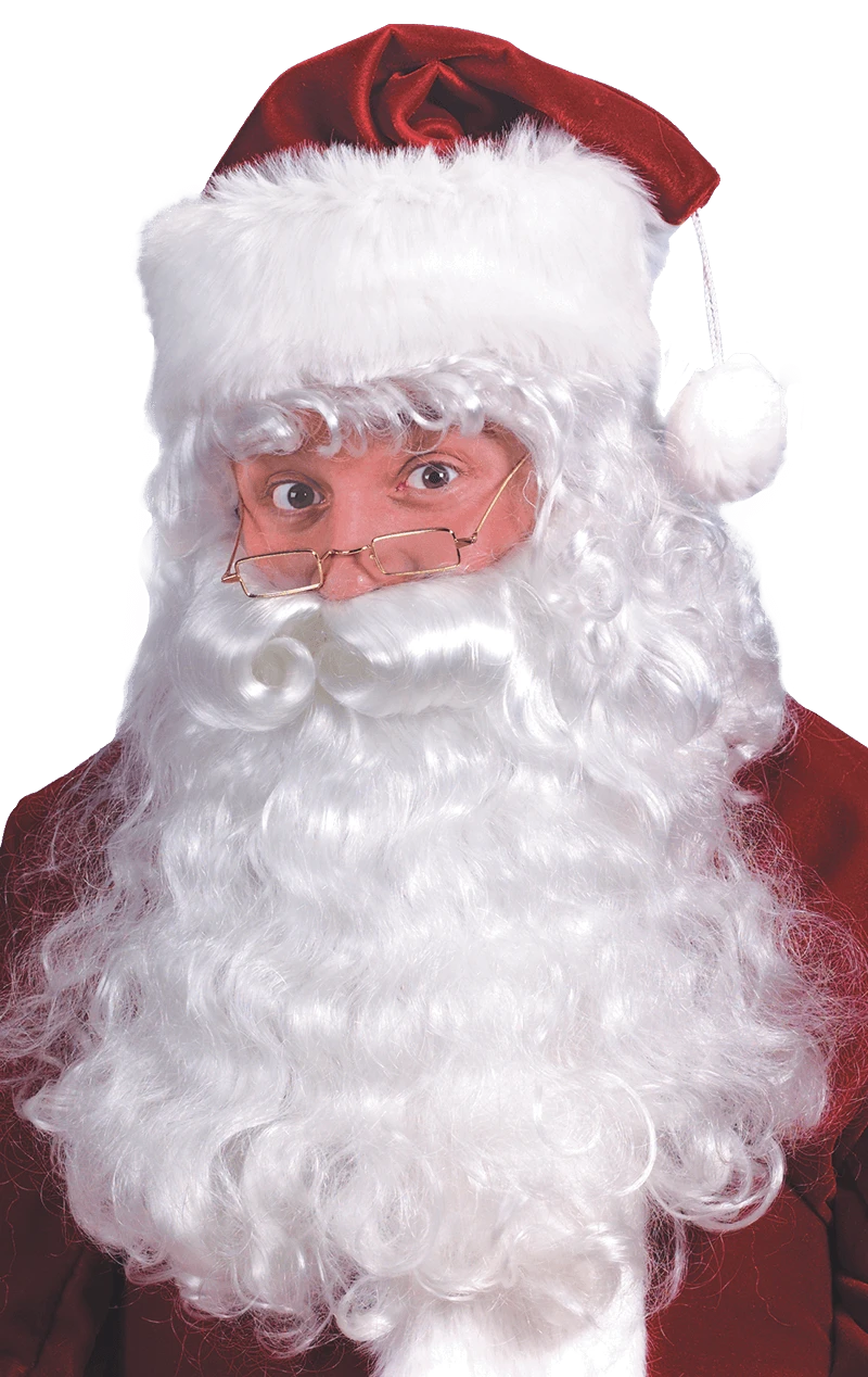 Palmer Curly Santa Beard And Wig Set 3 Palmer Curly Santa Beard And Wig Set