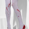 Smiffys Womens White Blood Stained Stockings -Cosplay Accessories Store 00004837p