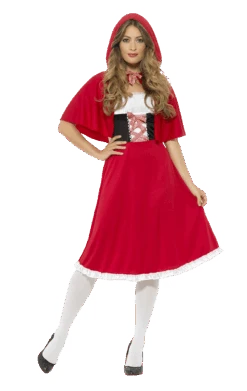 Smiffys Womens Storybook Red Riding Hood Costume