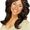 Smiffys Flick Wig BROWN