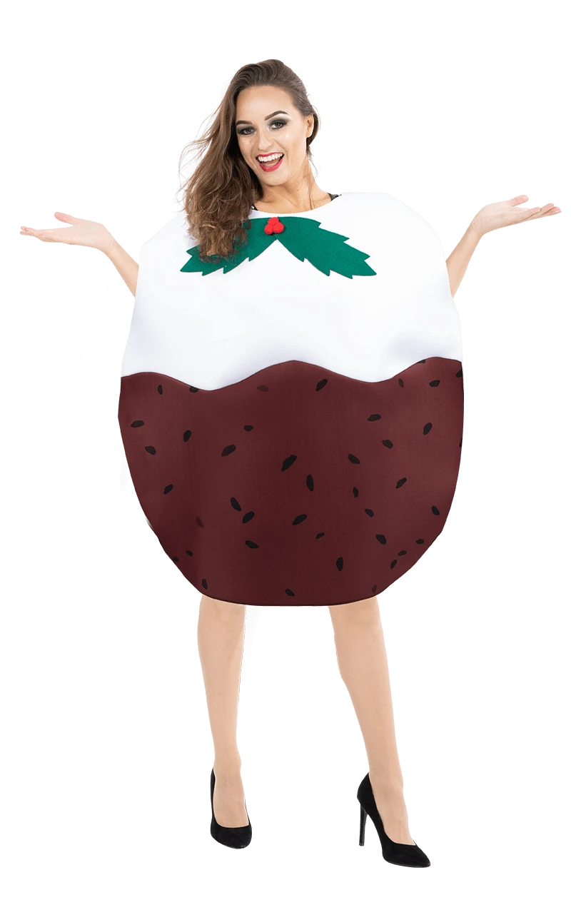 Adult Christmas Pudding Costume 3 Adult Christmas Pudding Costume