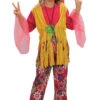 Child 60s Hippy Girl Costume -Cosplay Accessories Store 00011964p