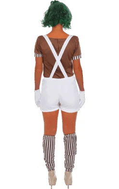 Womens Oompa Loompa Costume -Cosplay Accessories Store 00013135a02