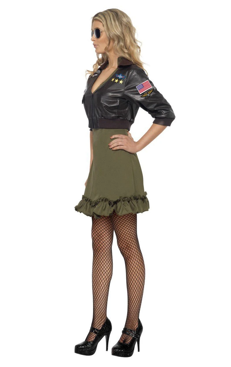 Smiffys Top Gun Dress Costume 4 Smiffys Top Gun Dress Costume - Image 2