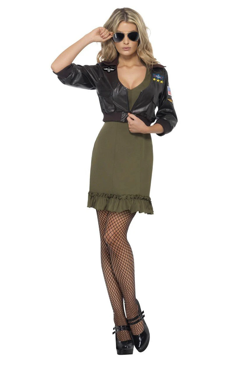 Smiffys Top Gun Dress Costume 3 Smiffys Top Gun Dress Costume