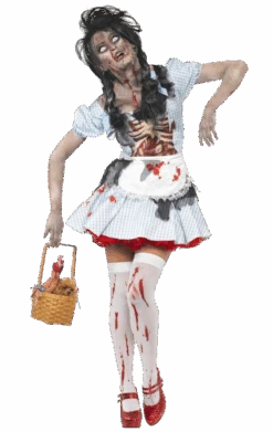 Smiffys Womens Zombie Dorothy Costume