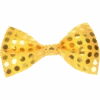 Gold Sequin Bow Tie Accessory 1 Gold Sequin Bow Tie Accessory -Cosplay Accessories Store 00015361p