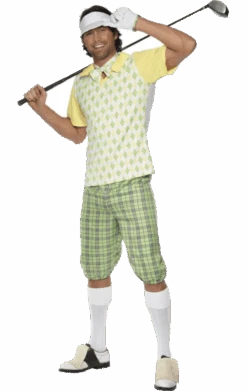 Smiffys Male Golf Costume