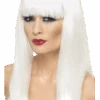 Smiffys Long White Wig -Cosplay Accessories Store 00016257p