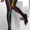 Smiffys Neon Skeleton Tights