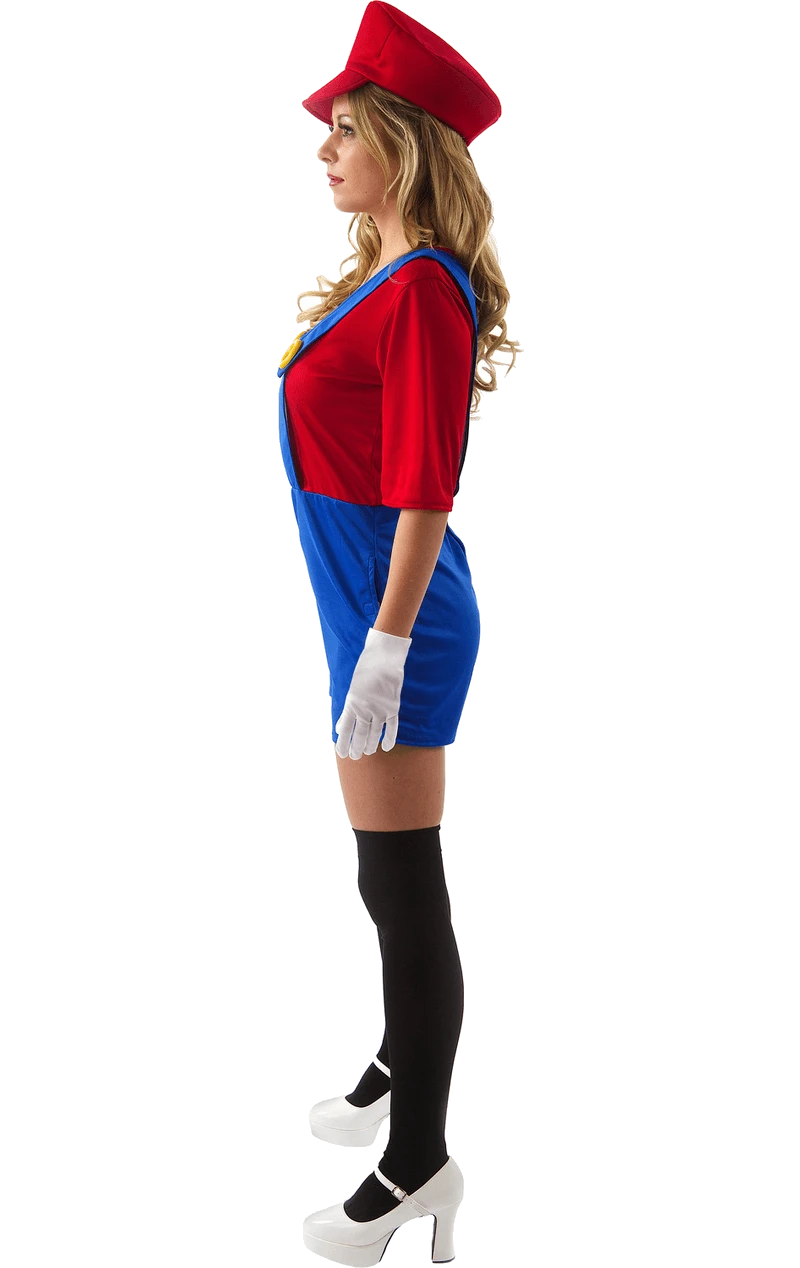 Womens Super Mario Costume 4 Womens Super Mario Costume - Image 2