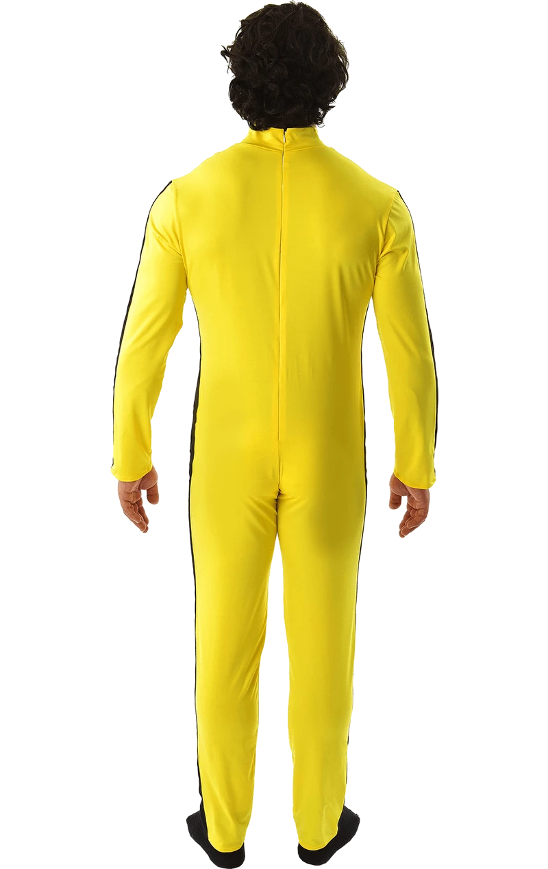 Adult Kill Bill Bruce Lee Jumpsuit Costume 5 Adult Kill Bill Bruce Lee Jumpsuit Costume - Image 3