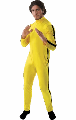 Adult Kill Bill Bruce Lee Jumpsuit Costume