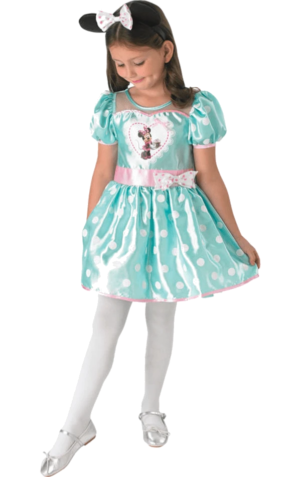 Kids Deluxe Minnie Mouse Mint Cupcake Dress 3 Kids Deluxe Minnie Mouse Mint Cupcake Dress