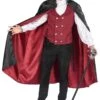 Adult Halloween Red Vampire Costume -Cosplay Accessories Store 00019449p