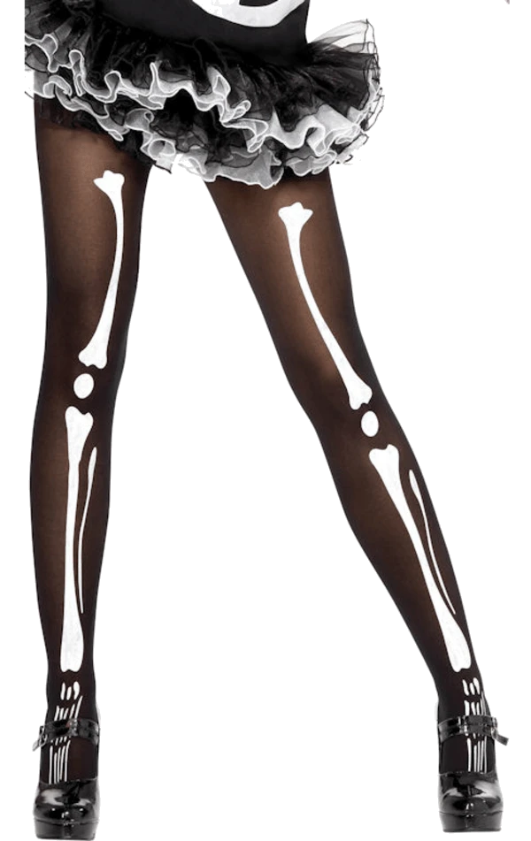 Womens Skeleton Tights 3 Womens Skeleton Tights