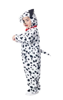 GENERIC Kids Dalmatian Puppy Fleece Jumpsuit Costume -Cosplay Accessories Store 00030480a02