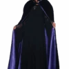 Adult Deluxe Velvet And Satin Purple Cape -Cosplay Accessories Store 00040239p