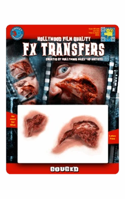Gouged 3D FX Transfer Tattoo