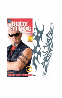 Tough Man Body Band Tattoo