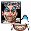 Clown Face Temporary Tattoo