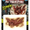 Zombie Torn Throat FX Transfer -Cosplay Accessories Store 00040586p