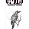 Raven Goth Tattoo Transfer -Cosplay Accessories Store 00040595p