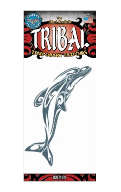 Dolphin Tribal Tattoo Transfer