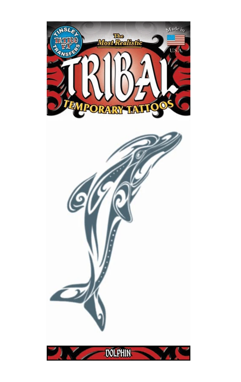 Dolphin Tribal Tattoo Transfer 3 Dolphin Tribal Tattoo Transfer