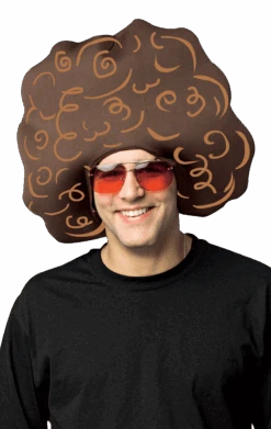 Adult Cartoon Afro Headpiece