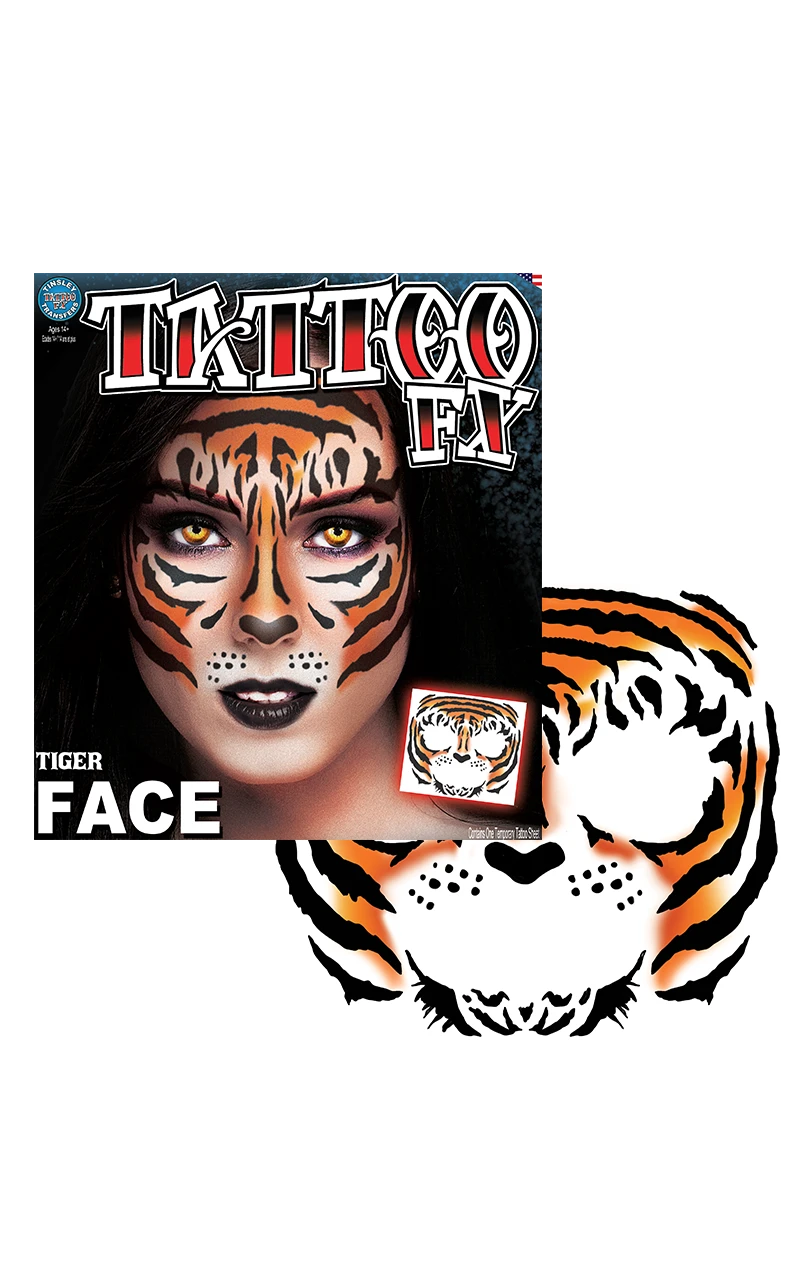 Tiger Face Tattoo Transfer 3 Tiger Face Tattoo Transfer
