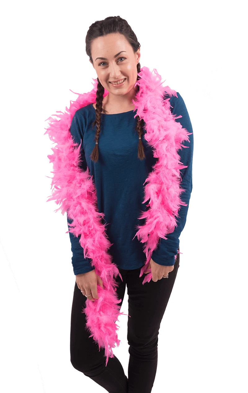 Pink Feather Boa Accessory 3 Pink Feather Boa Accessory