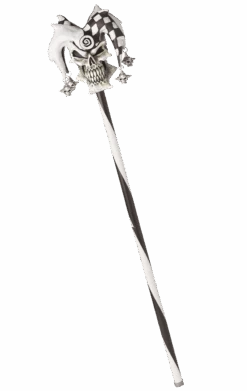 White Jester Staff Accessory