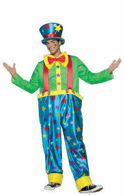 Adult Star Clown Costume