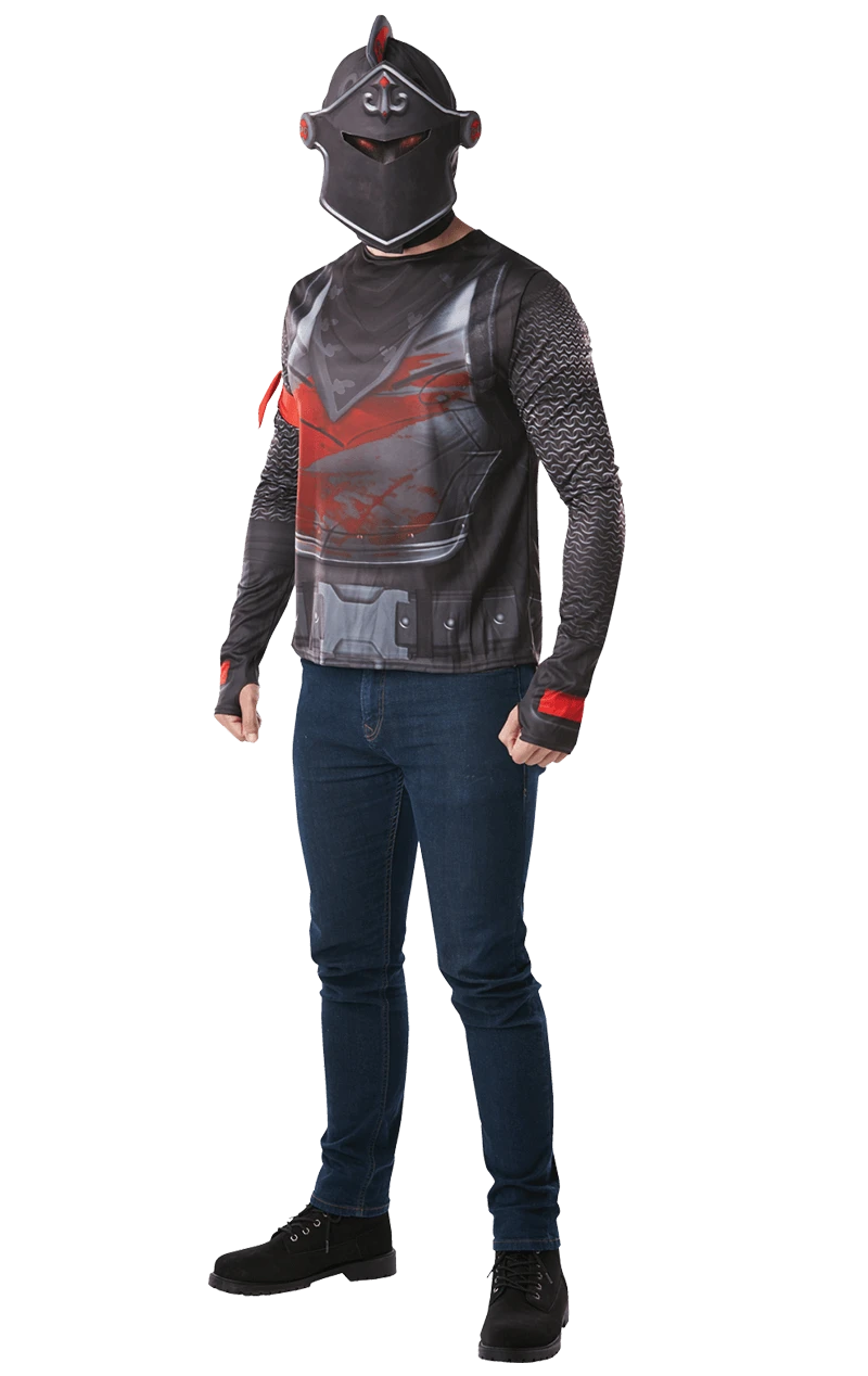 Adult Black Knight Fortnite Costume 3 Adult Black Knight Fortnite Costume