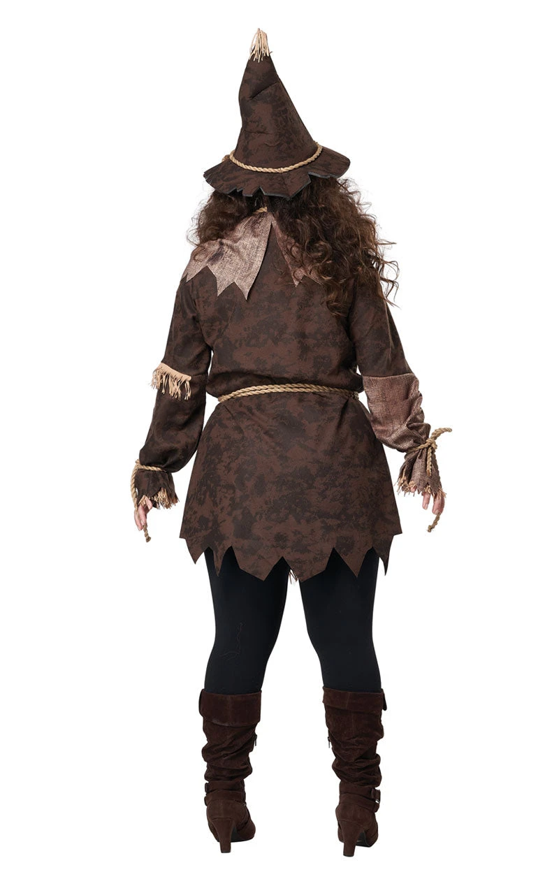 GENERIC Womens Plus Size Creepy Scarecrow Costume 4 GENERIC Womens Plus Size Creepy Scarecrow Costume - Image 2