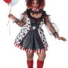 GENERIC Womens Plus Size Twisted Clown Costume -Cosplay Accessories Store 00095461p