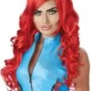 GENERIC Adult Pop Art Red Superhero Wig -Cosplay Accessories Store adult pop art red superhero wig 309597