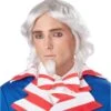 GENERIC Adult Uncle Sam Wig & Chin Patch Accessory -Cosplay Accessories Store adult uncle sam wig chin patch accessory 623061
