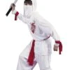 Palmer Kids White Ninja Costume 2 Palmer Kids White Ninja Costume -Cosplay Accessories Store child white ninja costume 268013