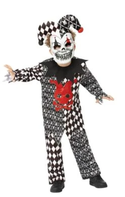 GENERIC Childrens Evil Jester Costume