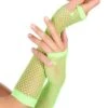 GENERIC Green Neon Fishnet Gloves -Cosplay Accessories Store green neon fishnet gloves 709257