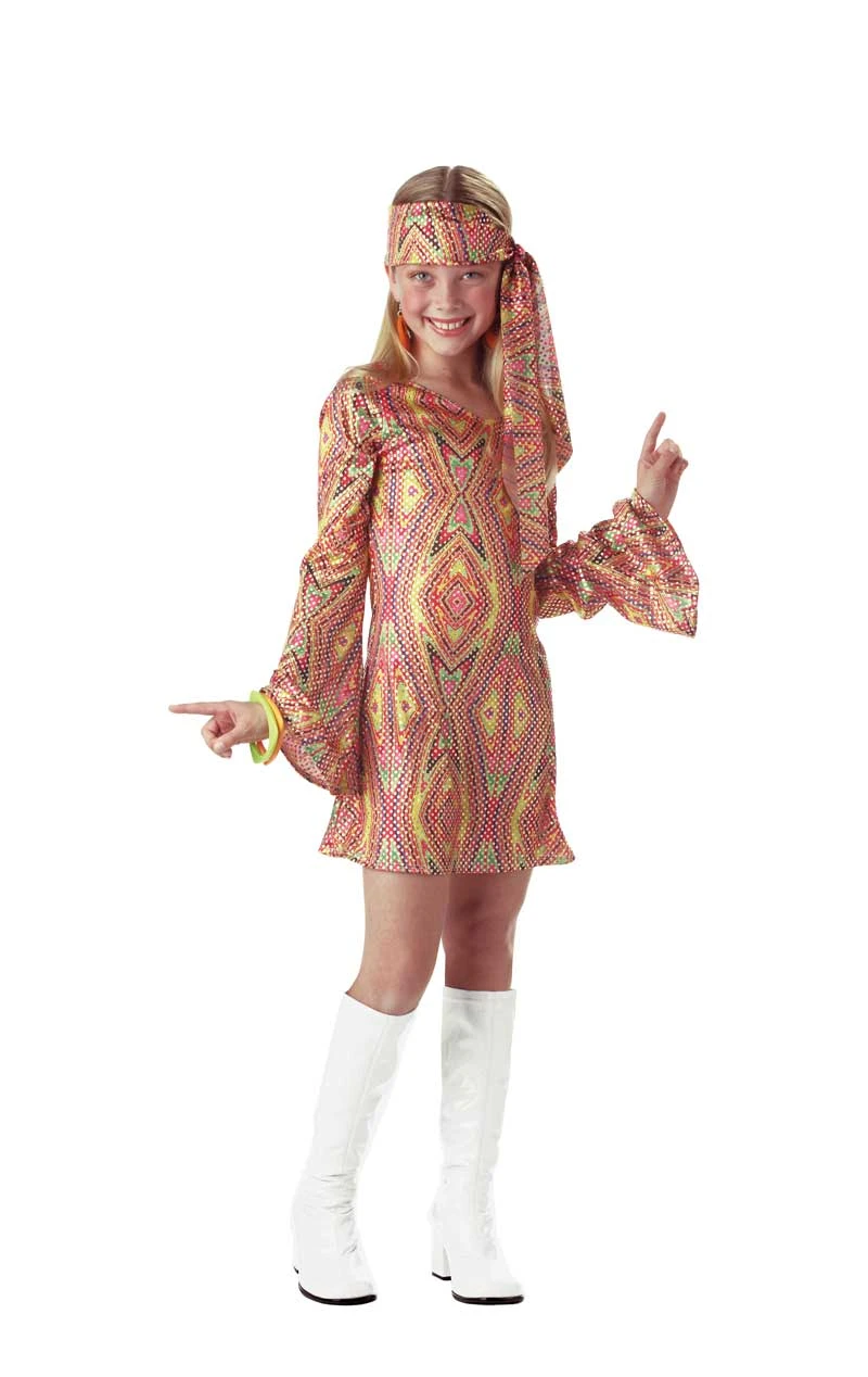GENERIC Kids Disco Dolly Costume 3 GENERIC Kids Disco Dolly Costume