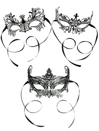 GENERIC Lace Black Mask