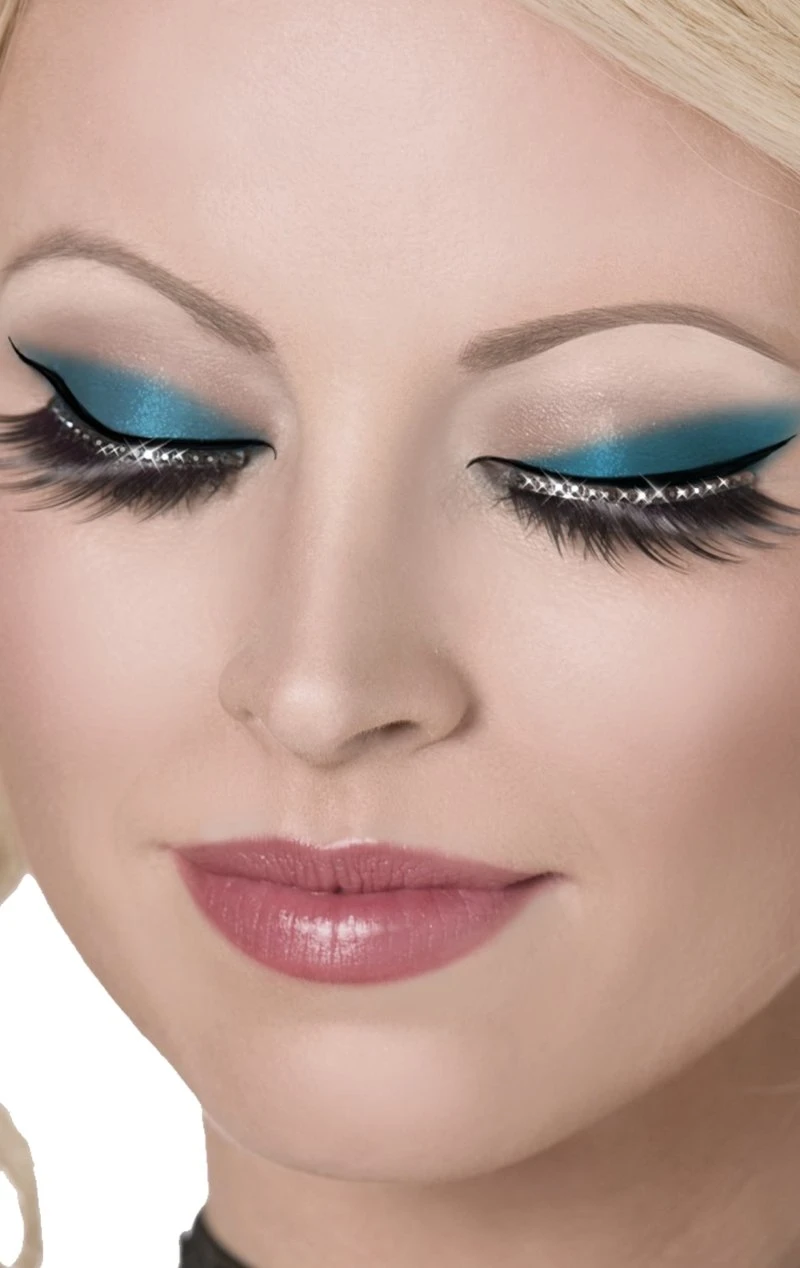 Smiffys Long Diamante Eyelashes 3 Smiffys Long Diamante Eyelashes